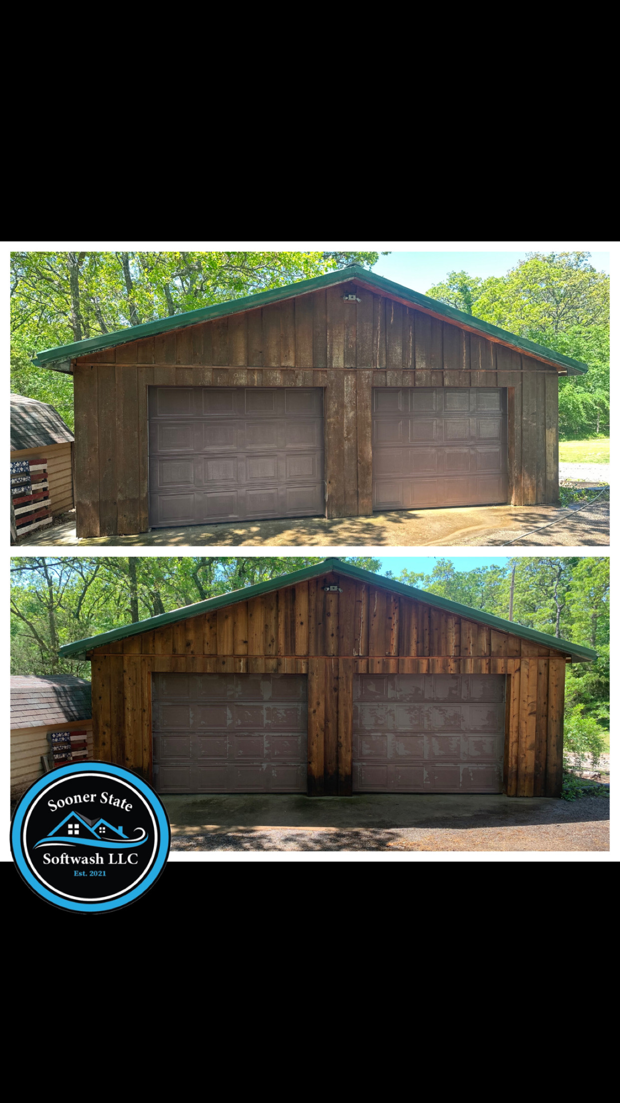 Cedar Siding Cleaning and Sealing in Sulphur, Oklahoma Thumbnail